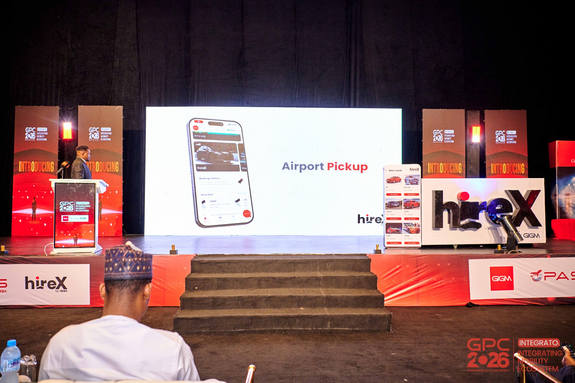 GIG Mobility — hireX Airport Pickup product reveal, GPC 2026
